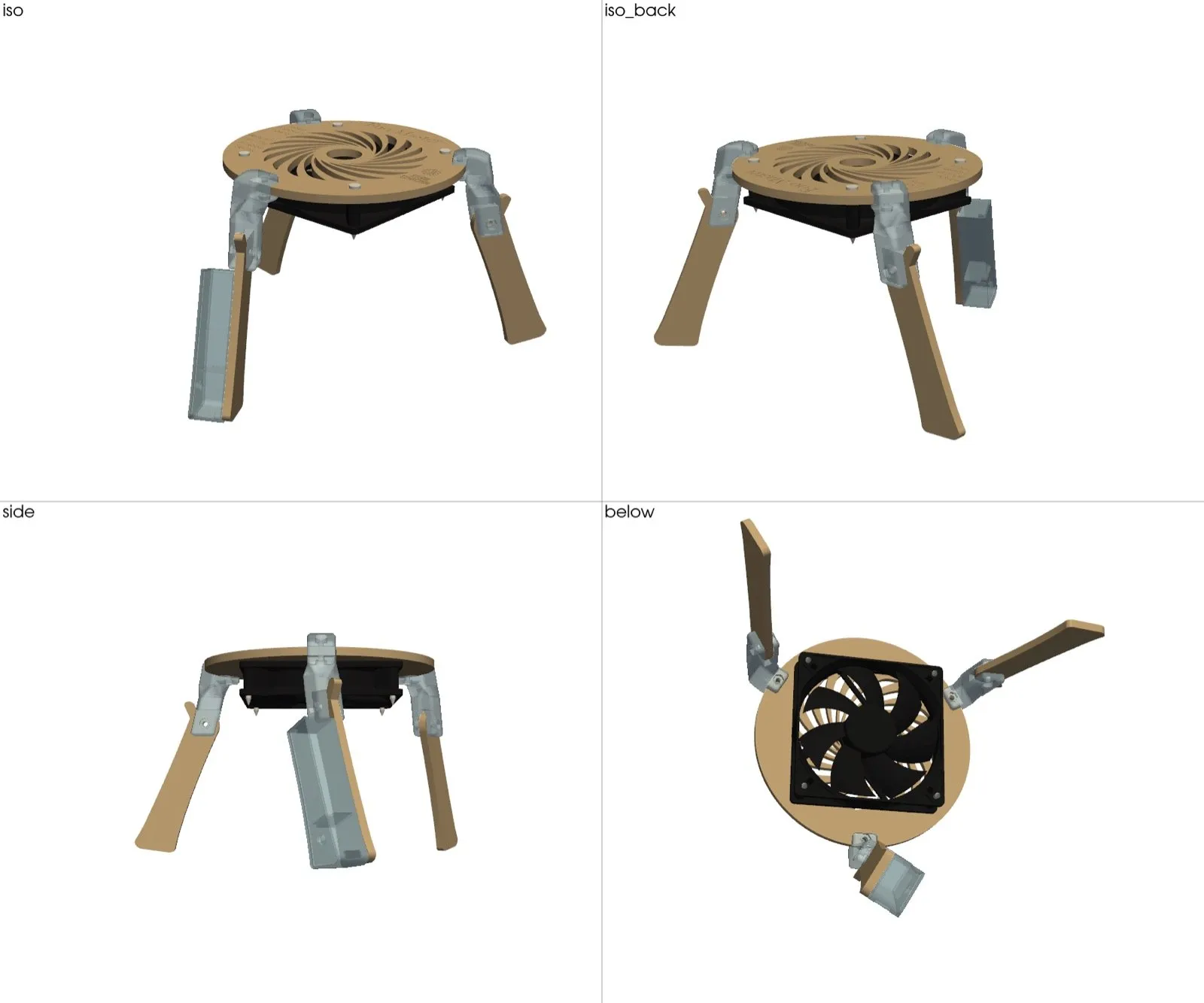 Four views of Foo Master